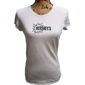 Alo Yoga Hershey's Graphic T-Shirt‎ Activewear Top White
